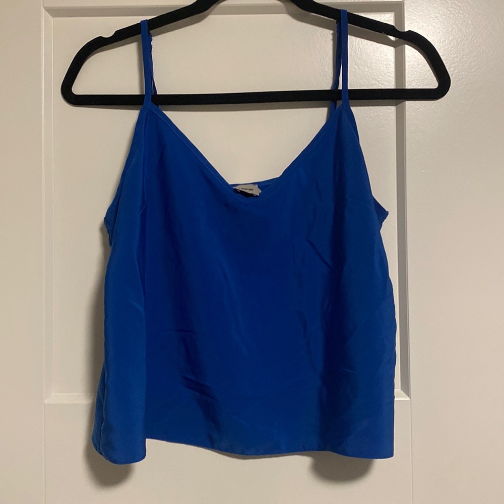 Blue Crop Top